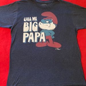 Vintage Smurfs Big Papa Tshirt